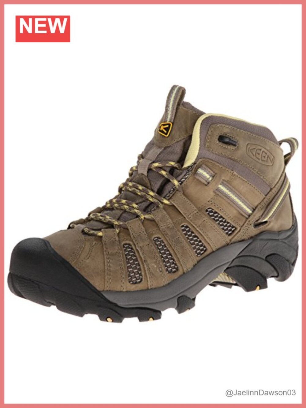 KEEN Voyageur Mid Hiking Boots Women's Water Resistant Leather Ankle Boots